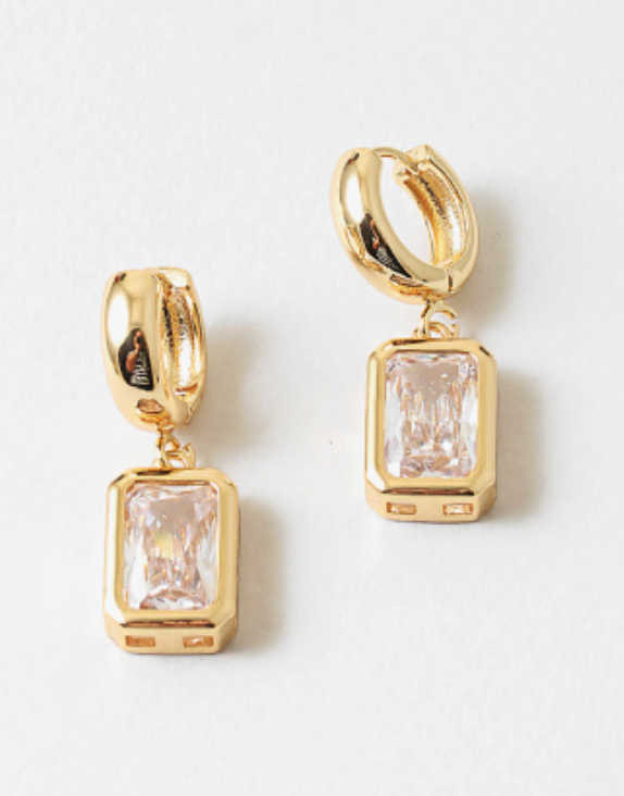 Andi - Rectangle Dangle Earring