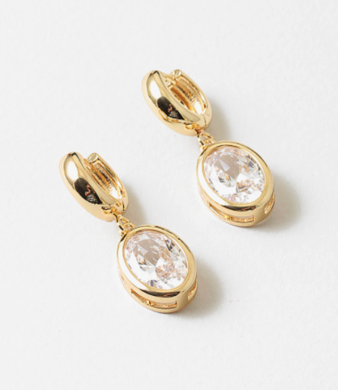 Andi - Oval Dangle Earring