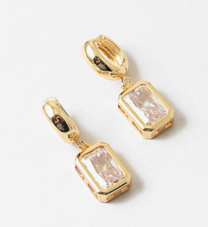 Andi - Rectangle Dangle Earring