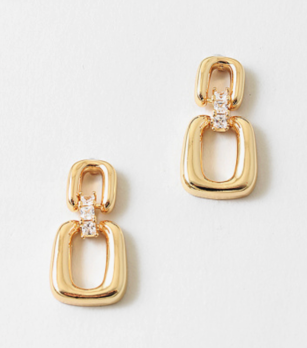 JuJu - Double Rectangle Earrings