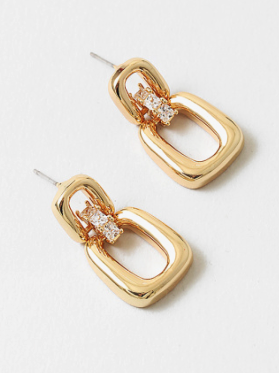 JuJu - Double Rectangle Earrings