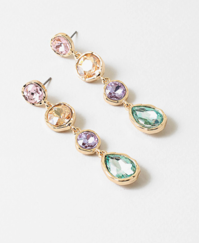 Dawn - Dangle Earrings (Baby Blue)