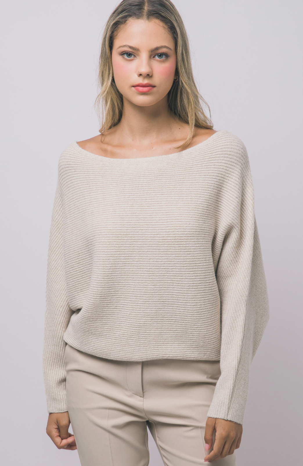 Donna - Dolman Sweater (Ivory)