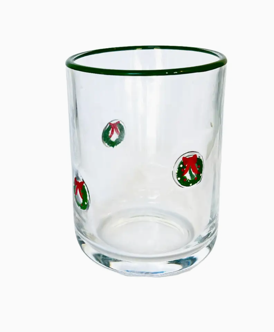 Drinking Glass Wreath