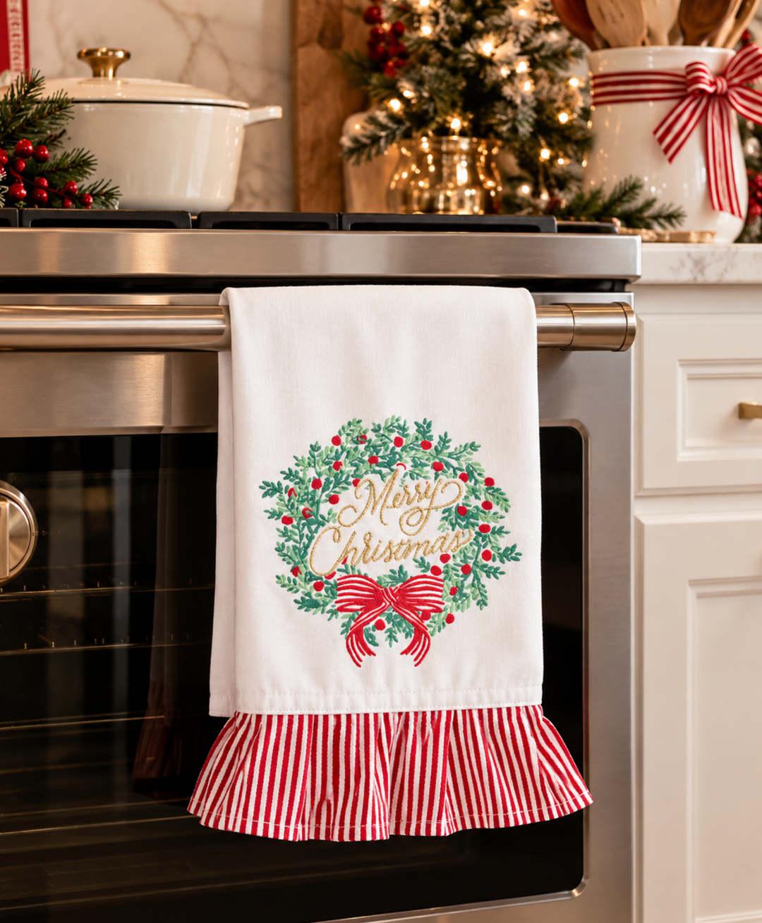 Tea Towel Merry Christmas