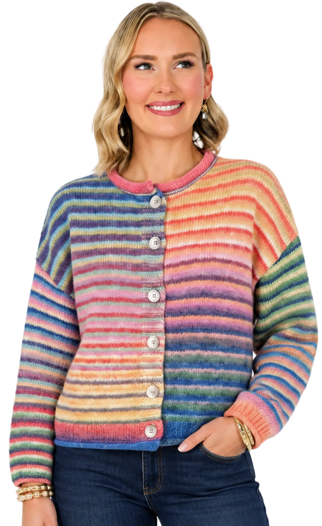 Valerie - Multi Color Cardigan