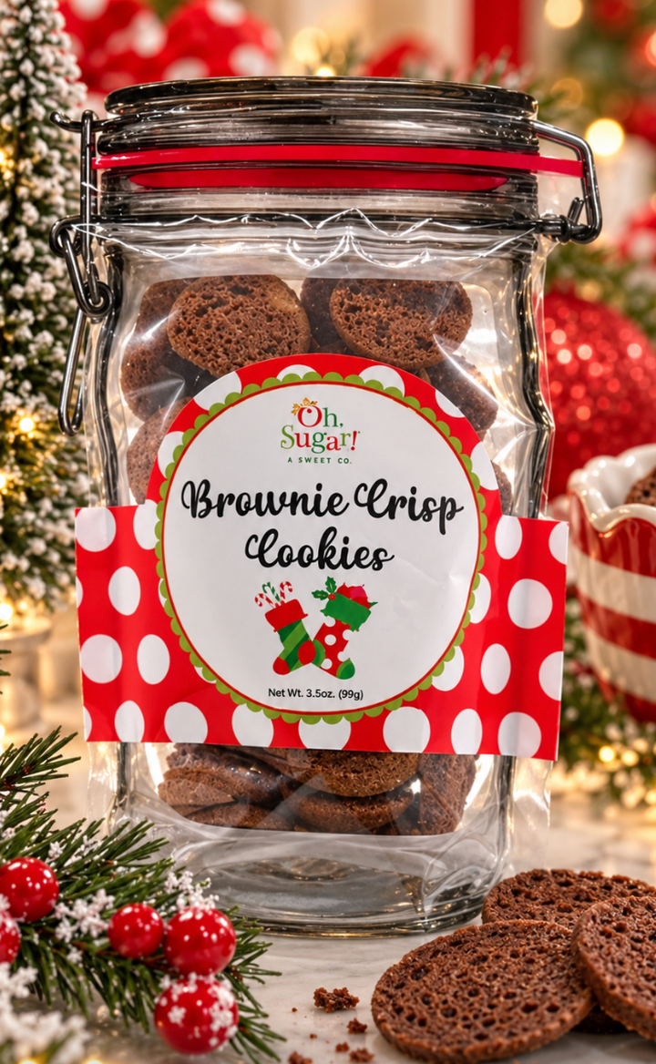 Oh, Sugar! - Cookie Mason Jar Pouches (Brownie Crisp)
