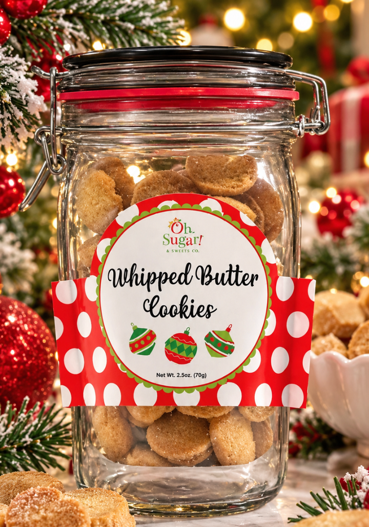 Oh, Sugar! - Cookie Mason Jar Pouches (Whipped Butter)