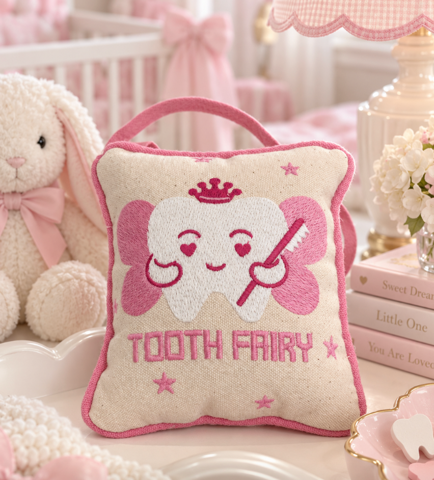 Tooth Fairy Tooth Holder (Pink)