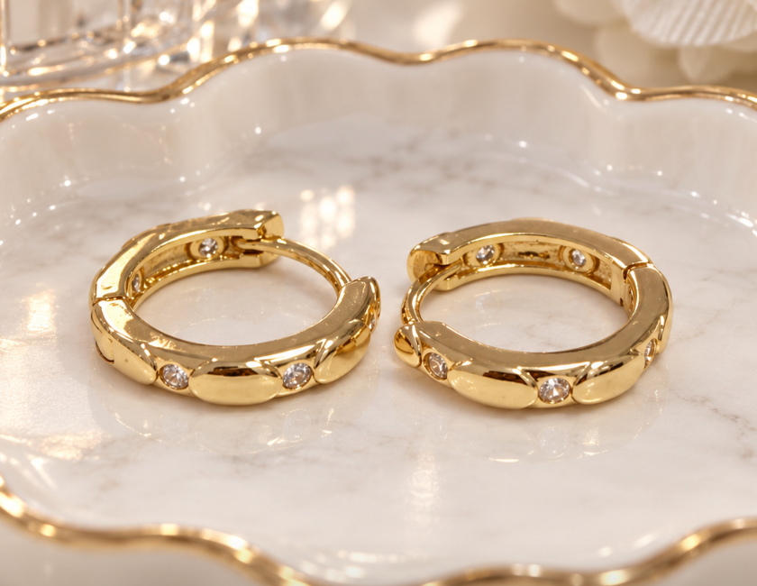 Michelle McDowell - Bianca Hoop Earrings