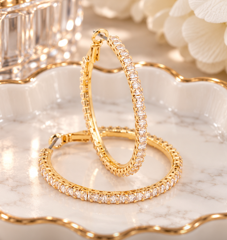 Michelle McDowell - Harlow Hoop Earrings