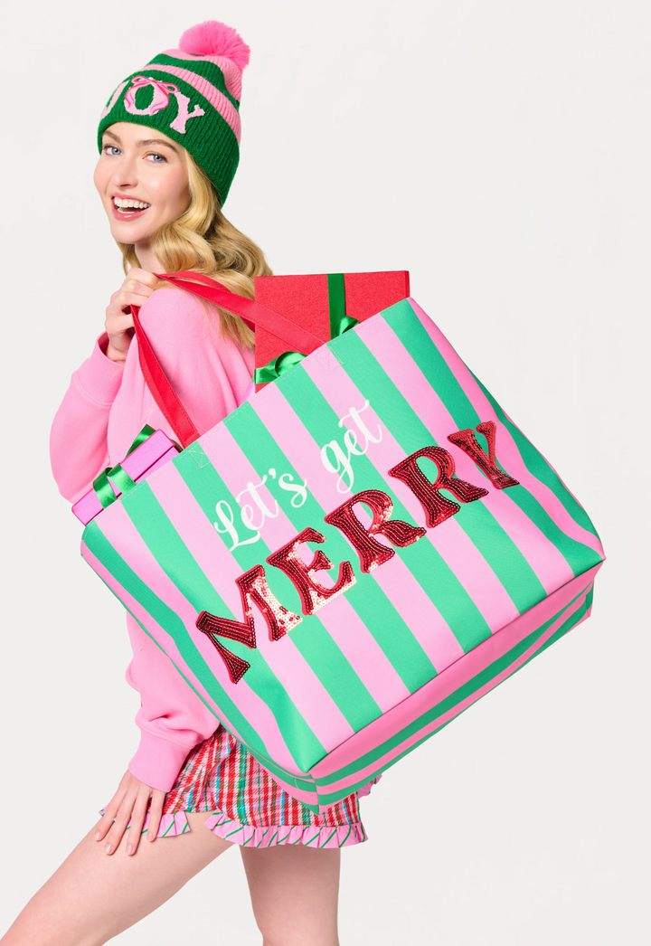 Shiraleah - "Let's Get Merry" Gifting Tote