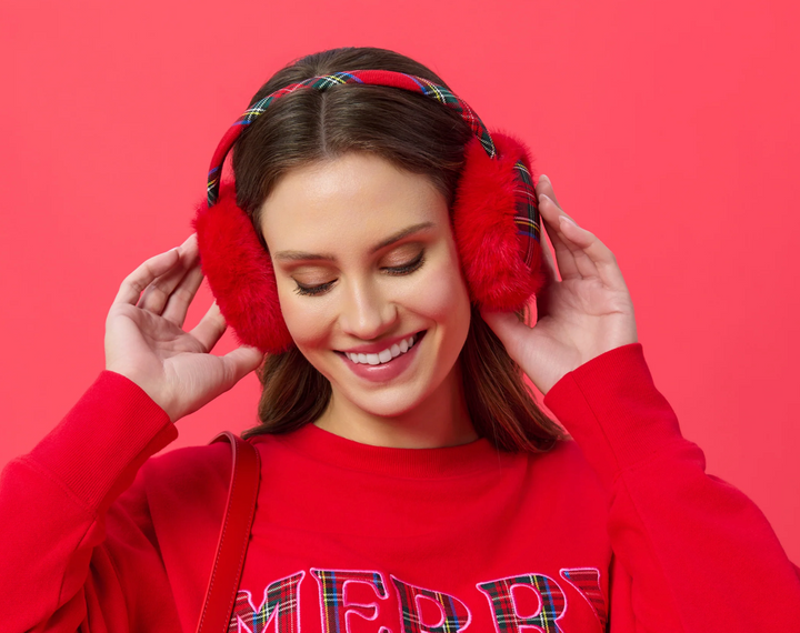 Shiraleah - Scottie Earmuffs (Red)