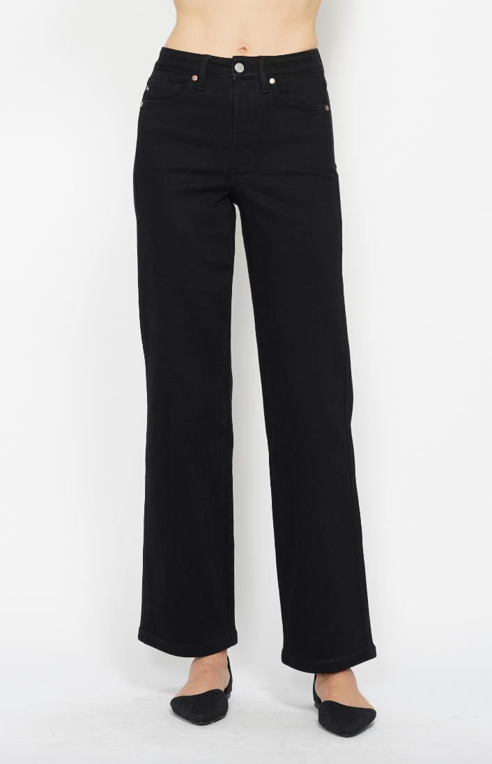 Elsie - Hi-Rise Tummy Control Classic Straight Leg Denim (Judy Blue)