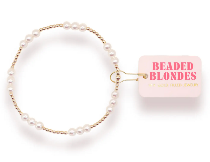 Beaded Blondes - ILY Mixed Metals Bracelet