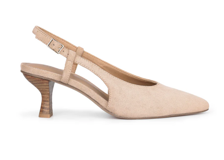 Miracle Mile - Kitty Heel (Beige)
