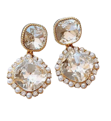 Rhinestone Dangle Earrings