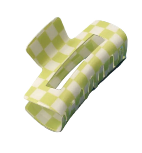Allison - Checkered Claw Clip