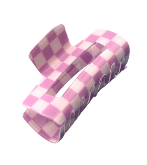 Allison - Checkered Claw Clip