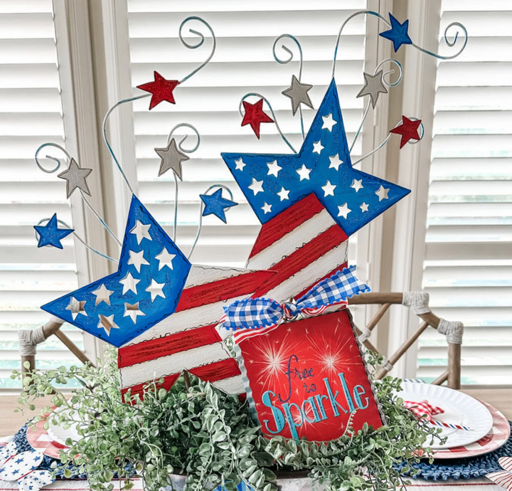 The Round Top Collection - Star Flag w/ Shooting Stars (Diagonal)