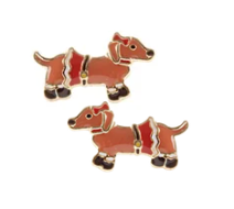 Dachshund Stud Earrings