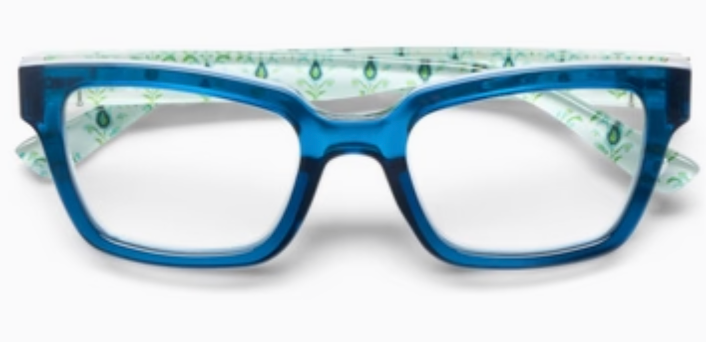 Peepers x Laura Park - Siren - Deep Blue Rosemary White