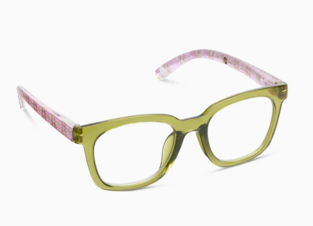 Peepers x Laura Park - To The Max - Green/Rosemary Stripe Pink