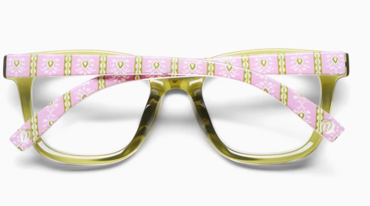 Peepers x Laura Park - To The Max - Green/Rosemary Stripe Pink