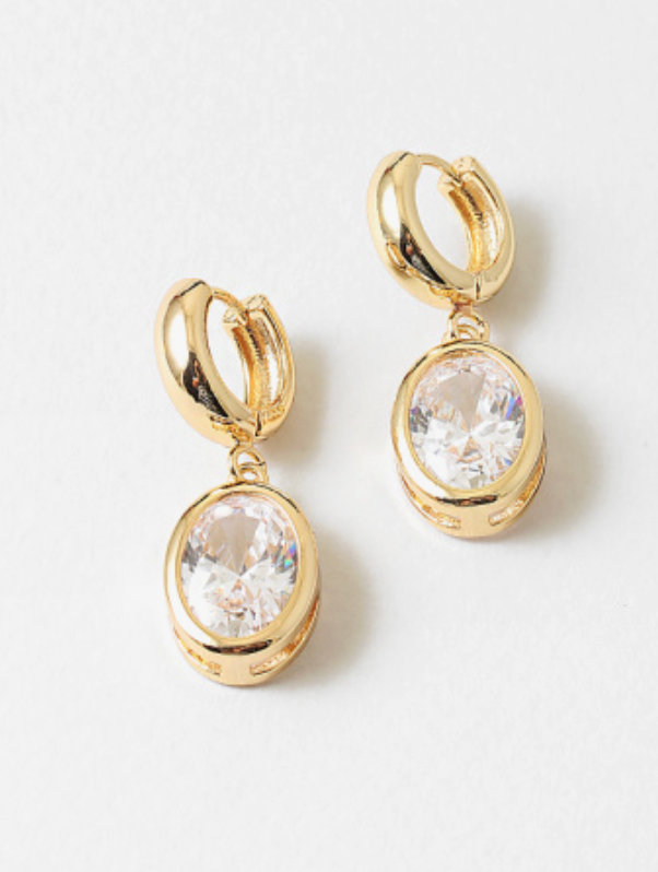Andi - Oval Dangle Earring