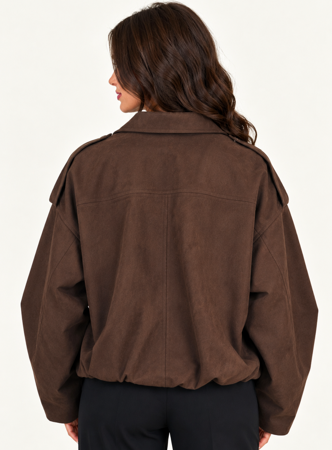 Brooklynn - Brown Suede Jacket