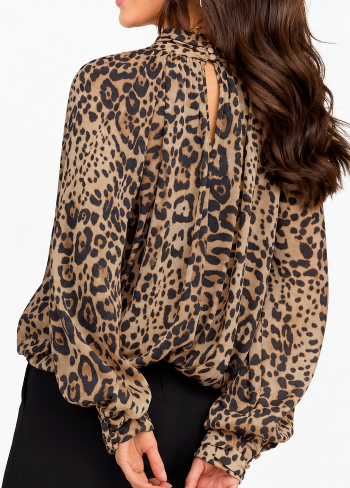 Raquel - Leopard Blouse