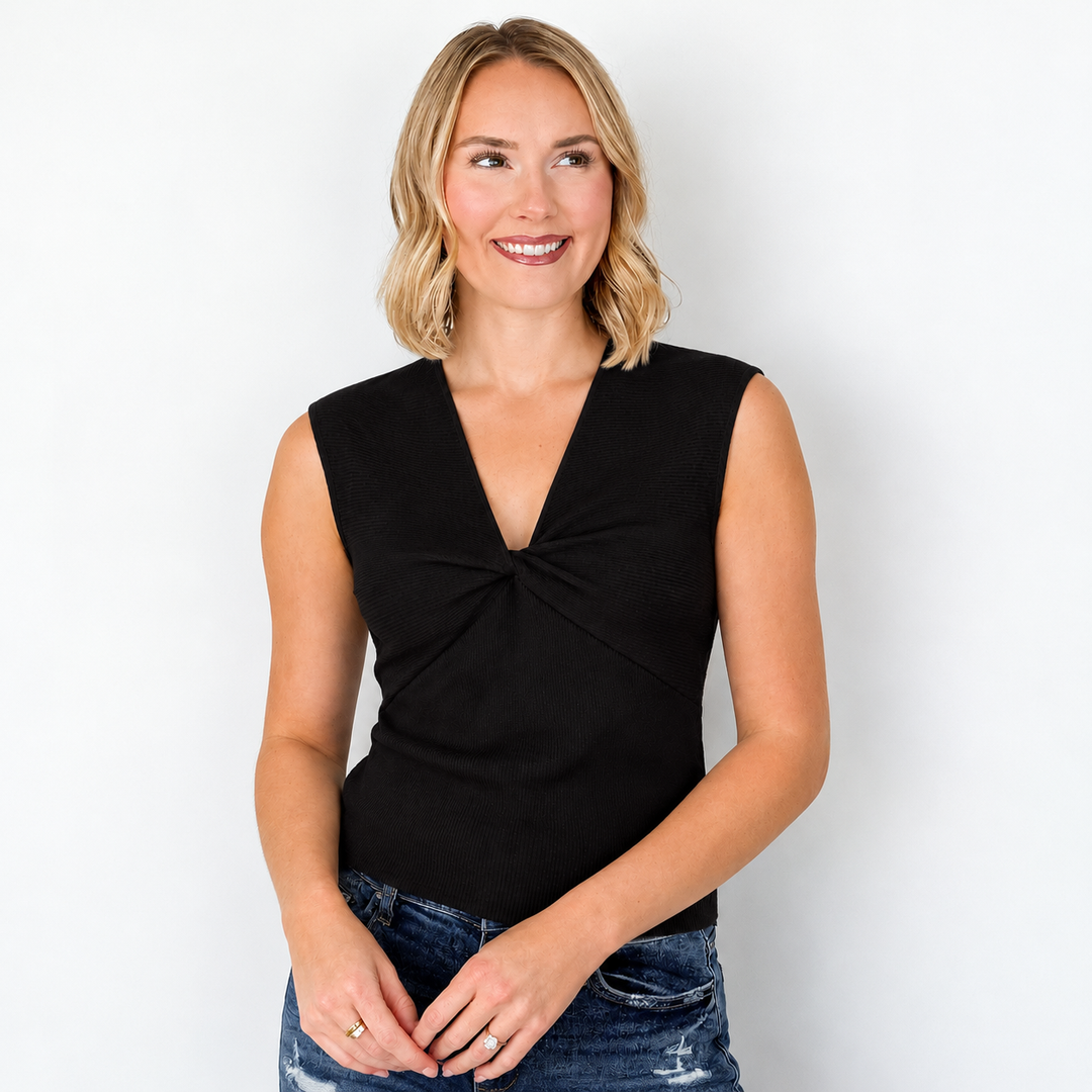 Paige - Knit Top (Black)