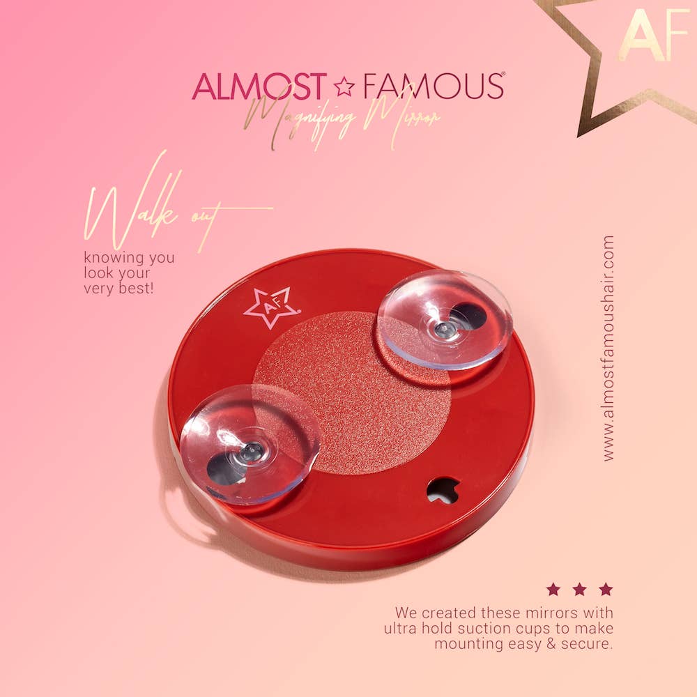 15X Mirror with Suction Lock (Red)