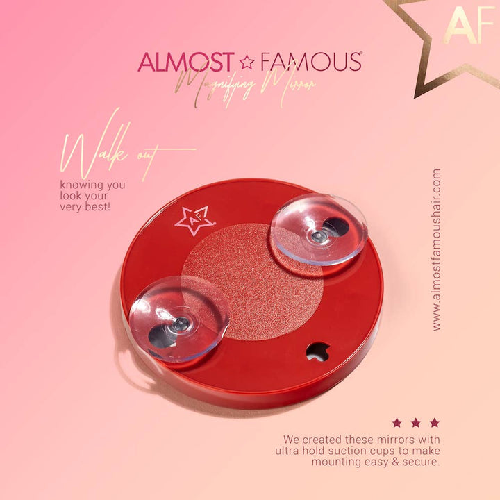 15X Mirror with Suction Lock (Red)