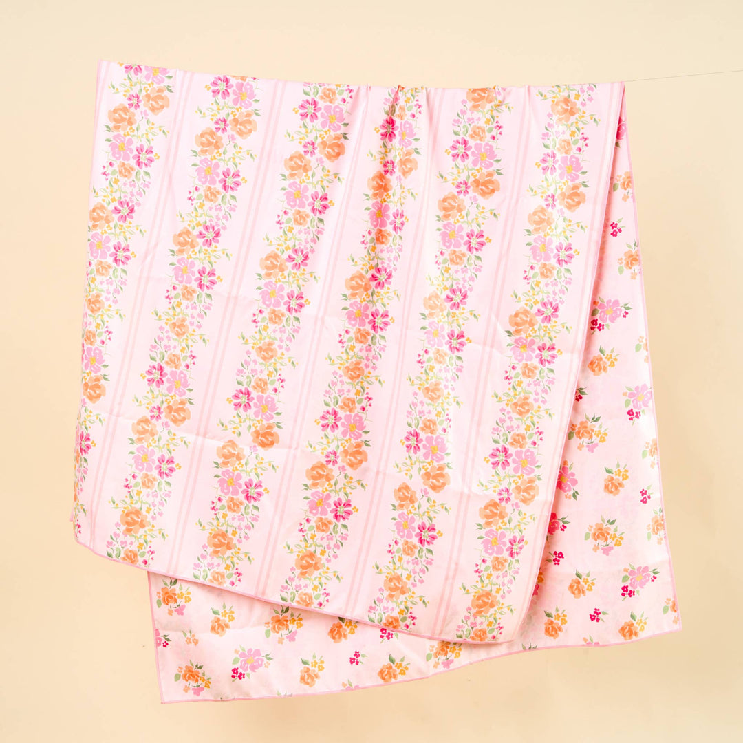 Rosie - XL Quick-Dry Beach Towel (Petal Parade Pink)
