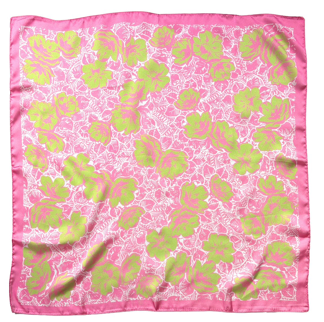 Clara - Floral Square Scarf