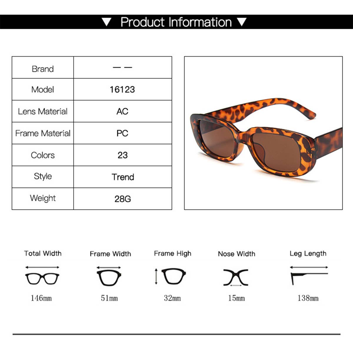 Staci - Square Sunglasses