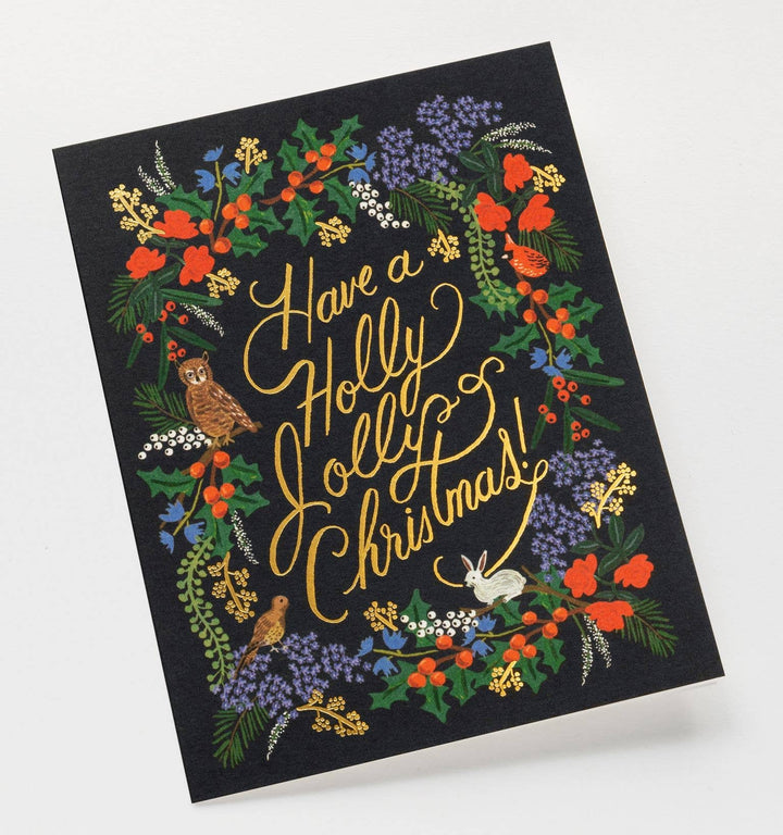 Rifle Paper - Holly Jolly Christmas Greeting Card
