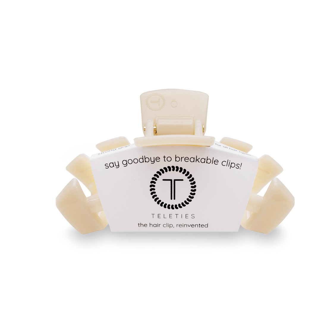 Teleties - Classic Hair Clip Medium (Almond Beige)