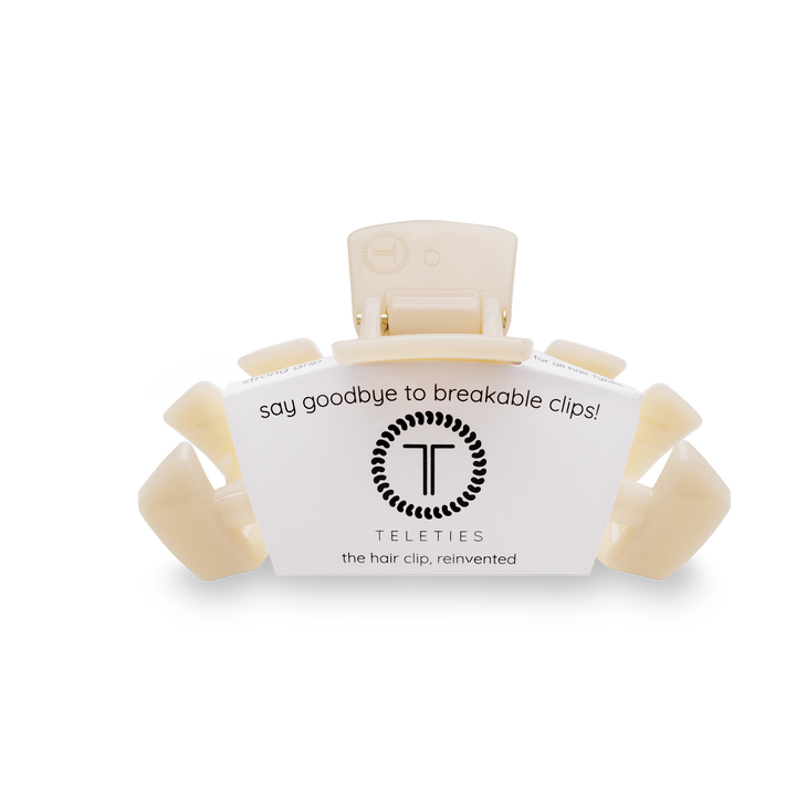 Teleties - Classic Hair Clip Medium (Almond Beige)