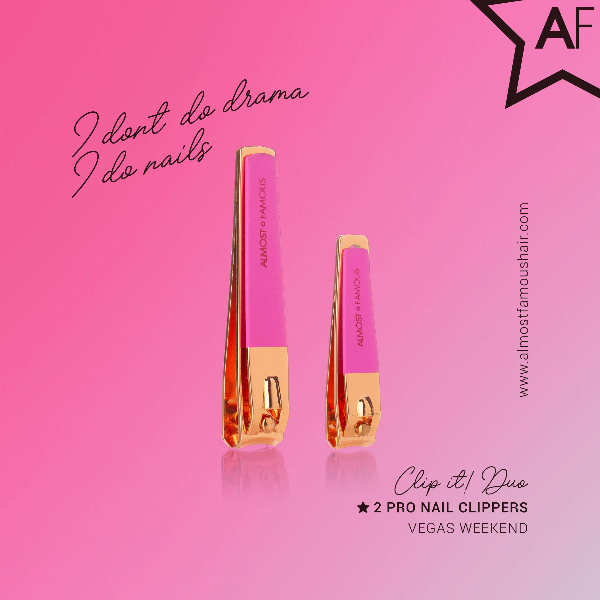 Rose Gold 2-Piece Nail Clipper Set