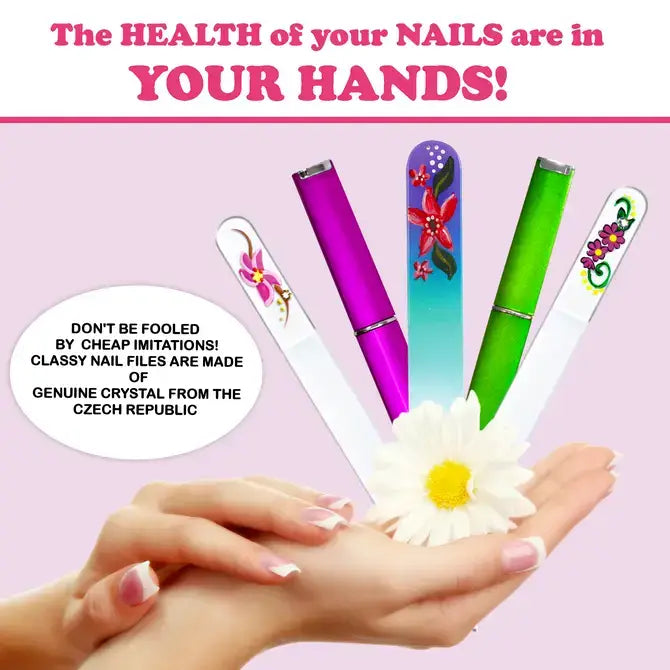 Glass Nail File - Cactus