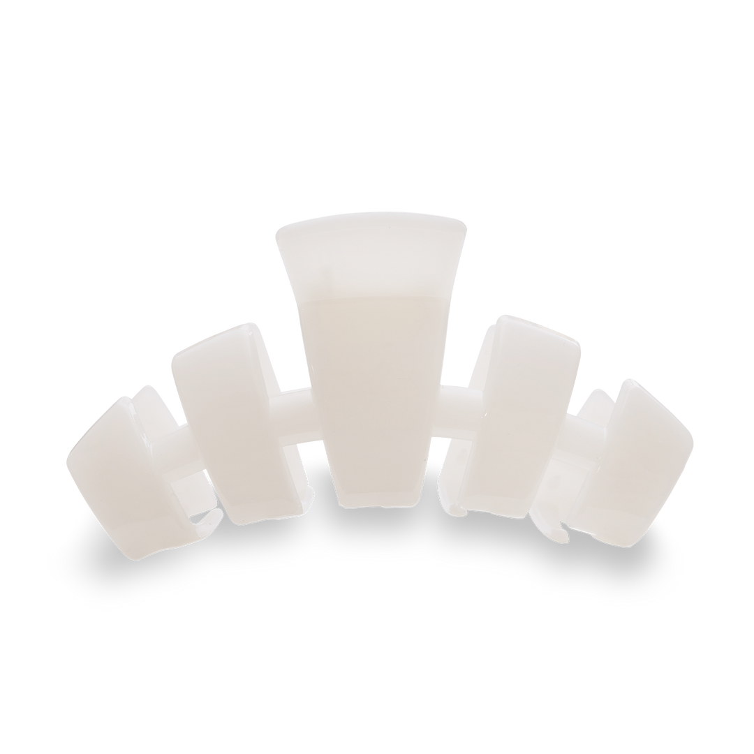 Teleties - Classic Hair Clip Coconut White (Large)