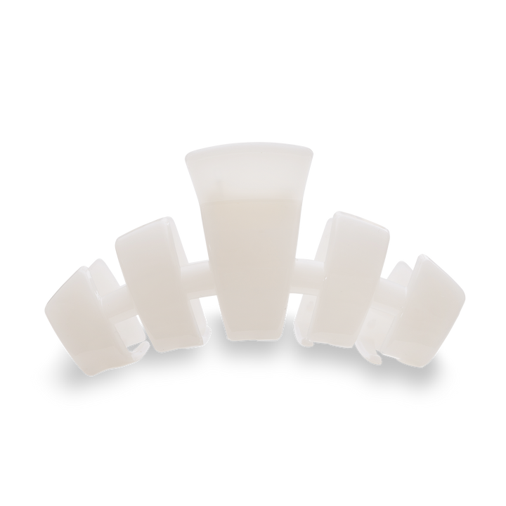 Teleties - Classic Hair Clip Coconut White (Large)