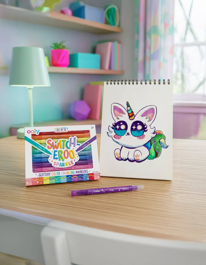 Switch-eroo! Sparkle Color Changing Marker
