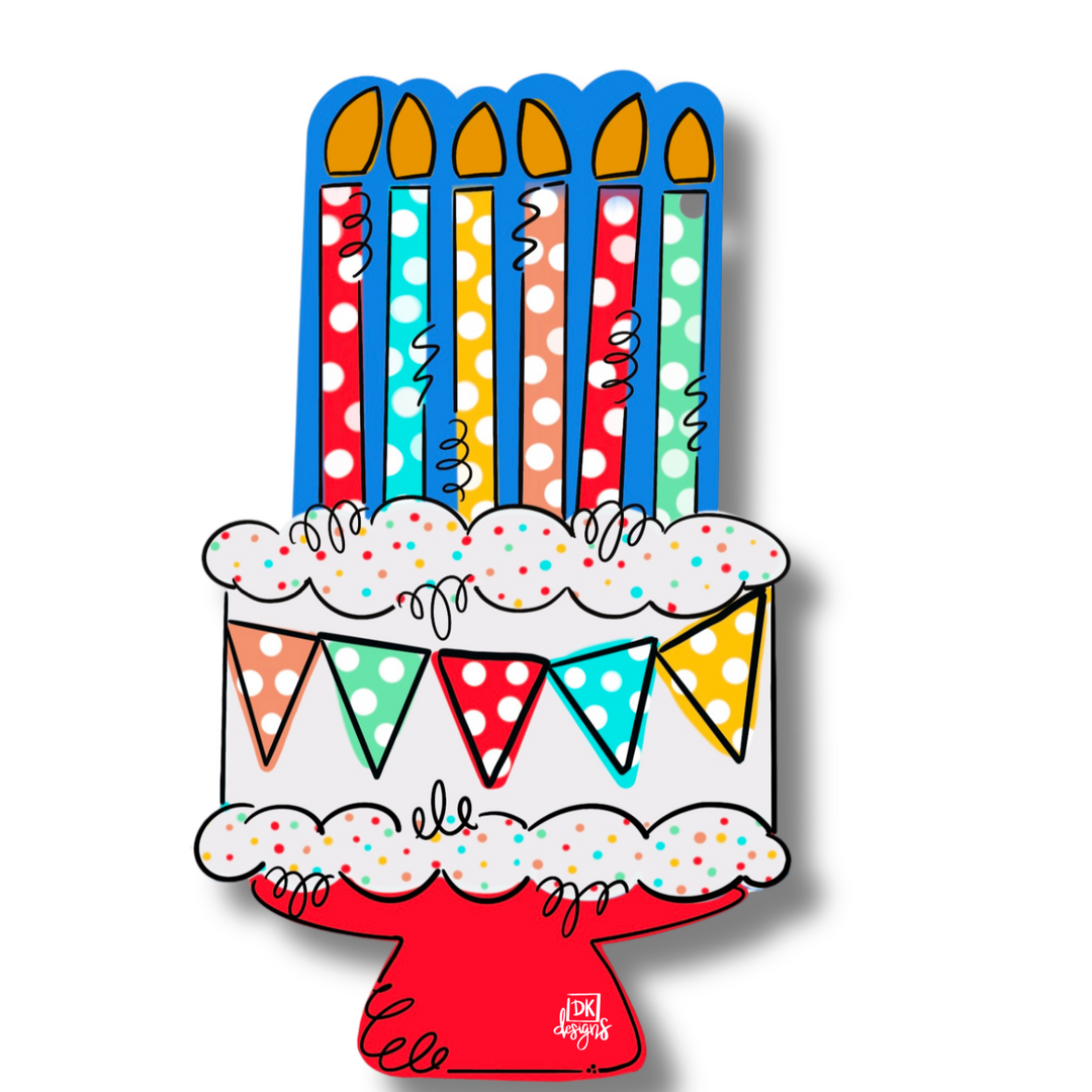 Door Hanger Attachment - Birthday Cake