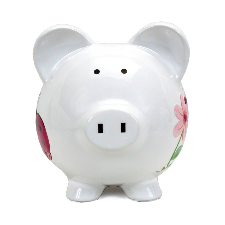 Large Piggy Bank - Ladybug