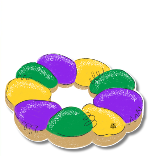 Door Hanger Attachment - King Cake