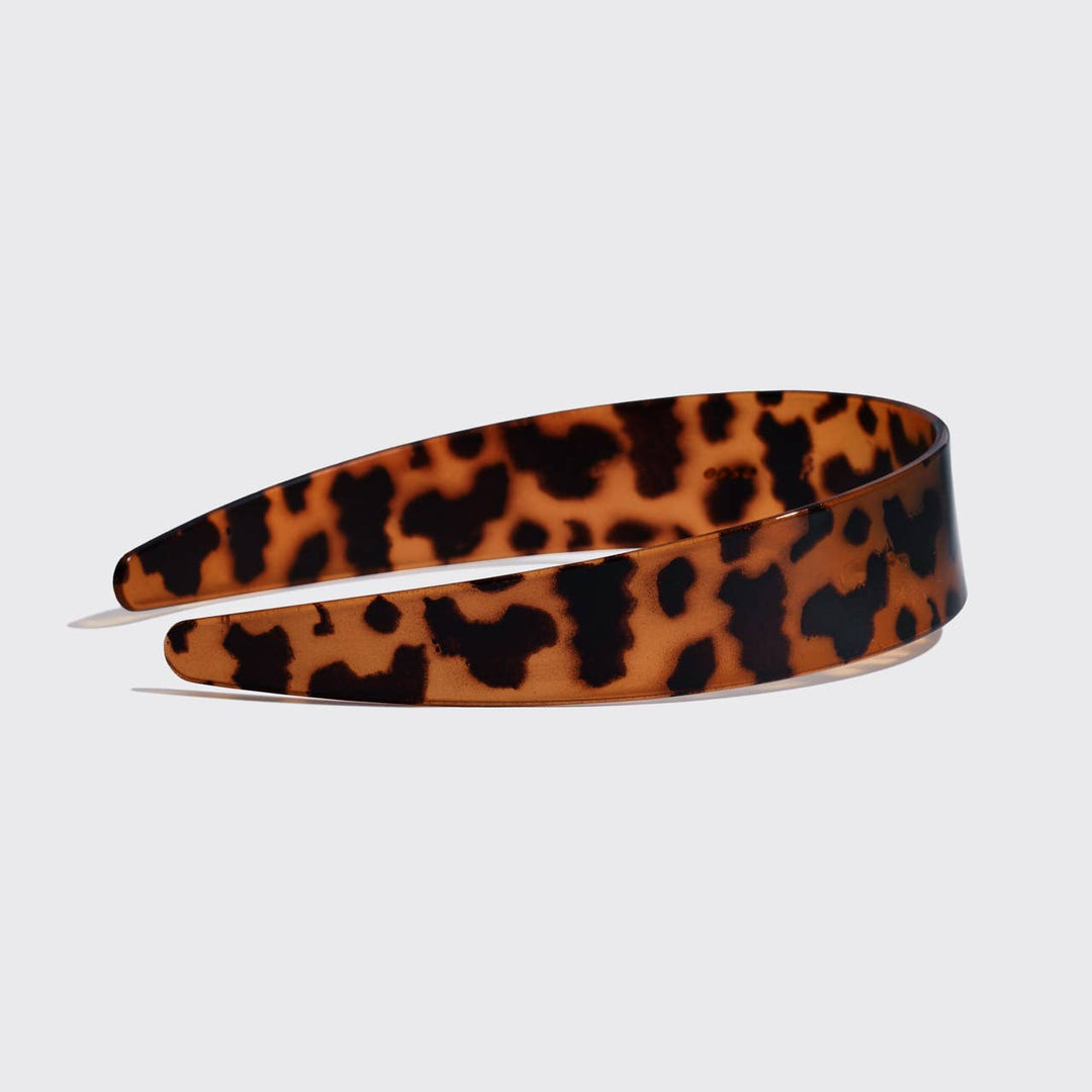 Kitsch - Recycled Plastic Wide Headband (Tortoise)