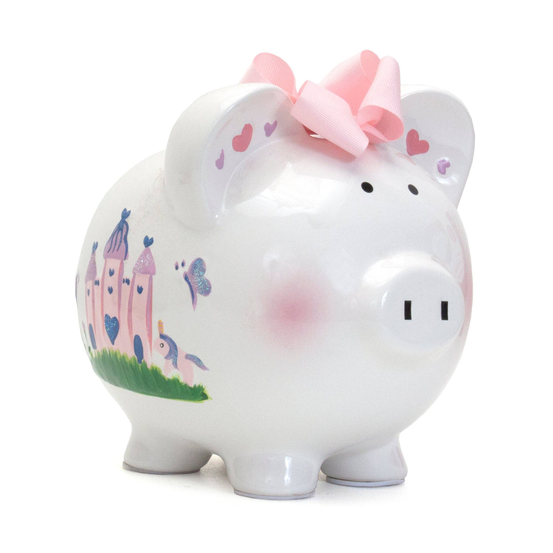 Large Piggy Bank - Princess Castle